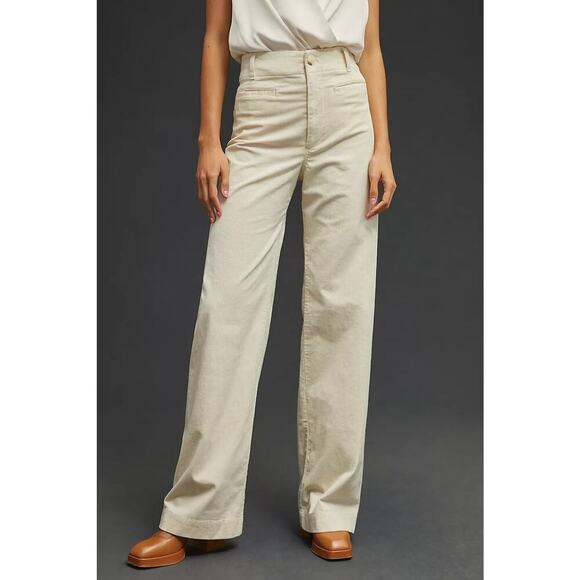 NWT Maeve The Colette Corduroy Wide Leg Pants Size Plus 24W Orange #7F404 - Picture 2 of 11